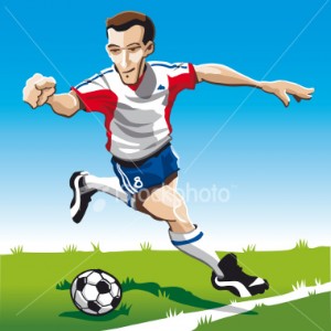 soccer-player-red-white